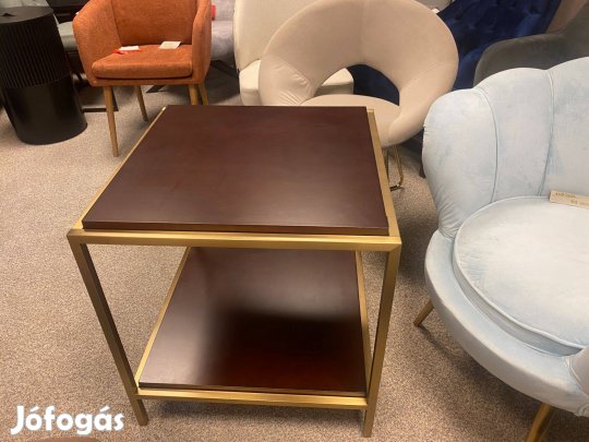 Vadiúj! Fa lapos arany, keretes lerakó illetve kávézó asztal 39e