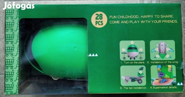 Vadiúj óriás repülő, kinyitva szupermarket pénztárgéppel, 28 db-os