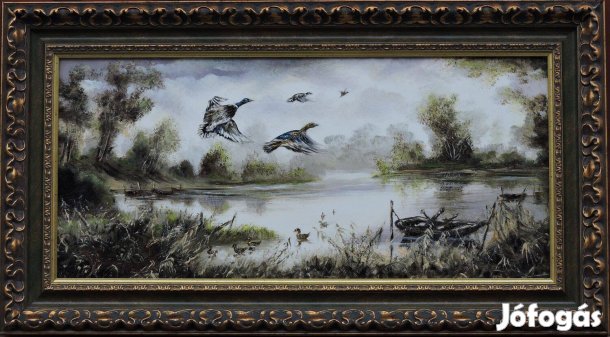 Vadkacsák olajfestmény