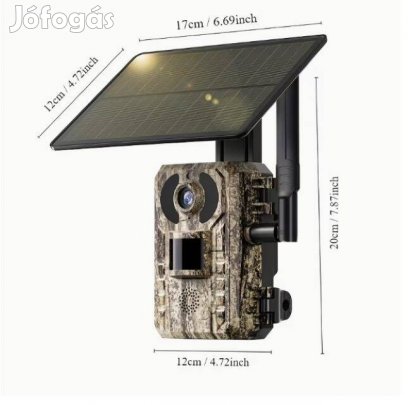 Vadkamera: 1darabos 4G LTE mobil okos nyomkövető kamera szett