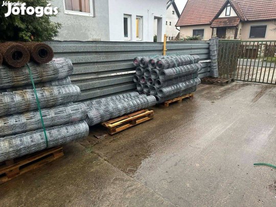 Vadkerítés csavart kötésű vadháló kerítés 180cm magas