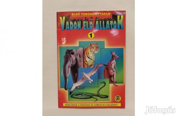 Vadon élő állatok- Foglalkoztató füzet 2 db., Boa-