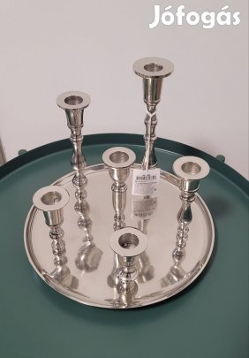 Vadonat új 6 ágú fém gyertyatartó eladó