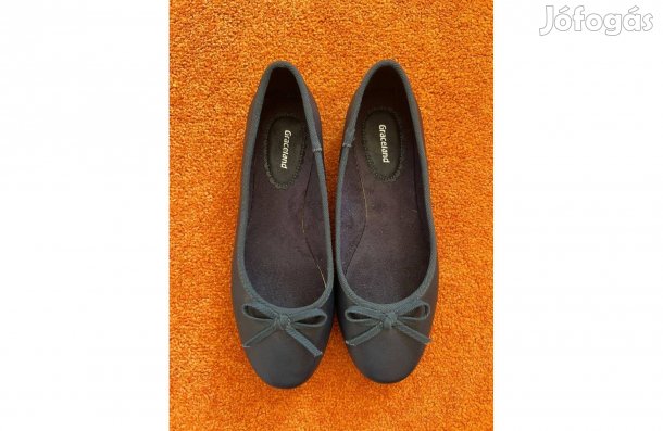 Vadonat új klasszikus sötétkék balerinacipő, 39-es