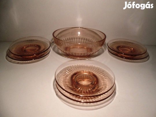 Vadonat ujj salátástál 6db tányérral