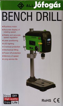Vadonatúj Allsome BG-516809 asztali fúrógép, gyári csomagolásban