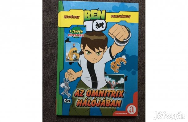 Vadonatúj Ben 10 könyv képregénnyel feladatokkal rejtvénnyel!