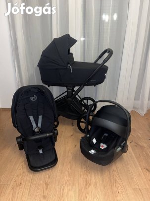 Vadonatúj Cybex Priam szett 3:1 ben matt fekete vázzal