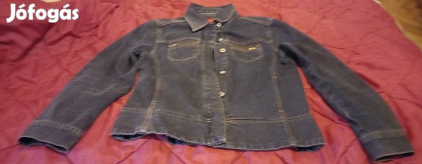 Vadonatúj Eredeti River Island Karcsúsított Farmerkabát M-L