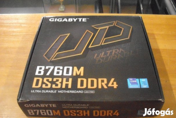 Vadonatúj Gigabyte B760M DS3H s1700-as alaplap!