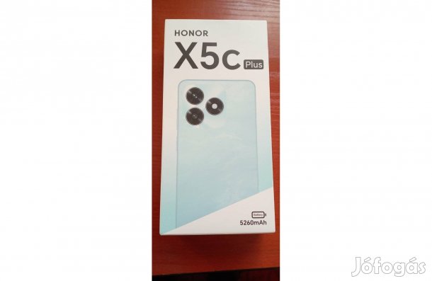 Vadonatúj Honor X5c Plus (4/64GB) Bontatlan, Ciánkék, Kártyafüggetl