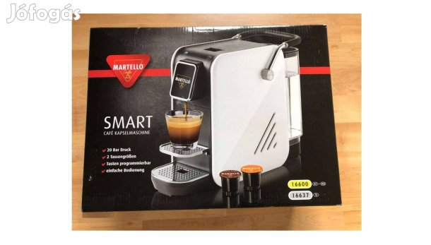 Vadonatúj Kapszulás Kávéfőző, Martello , 100 kapszulával
