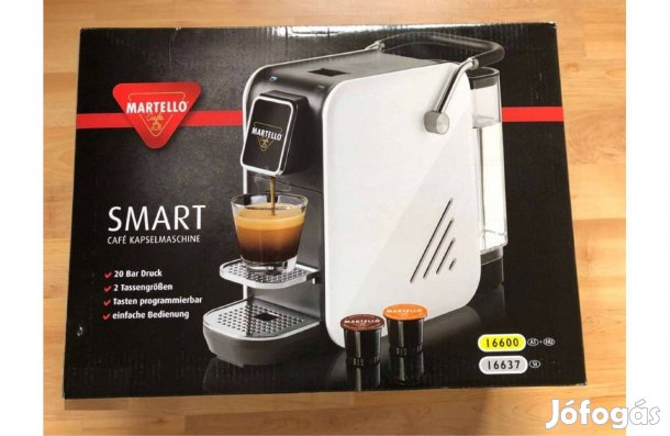 Vadonatúj Kapszulás Kávéfőző + 50 db friss kapszula ( Martello )