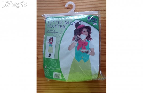 Vadonatúj Little Miss Hatter lány jelmez eladó (ld)