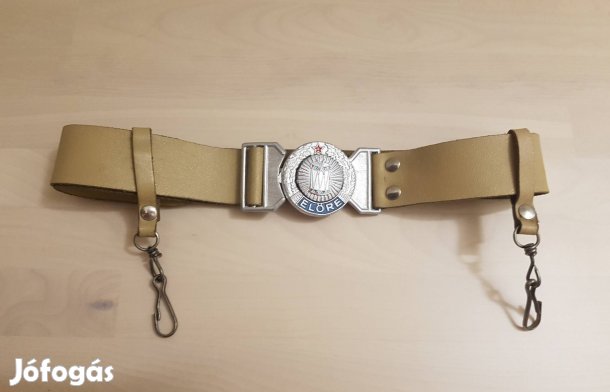 Vadonatúj Régi Eredeti Kisdobos Bőr Öv Az 1970-es Évekből 