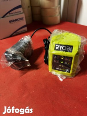 Vadonatúj Ryobi 18V One+ gyorstöltő - Bontatlan, fóliás