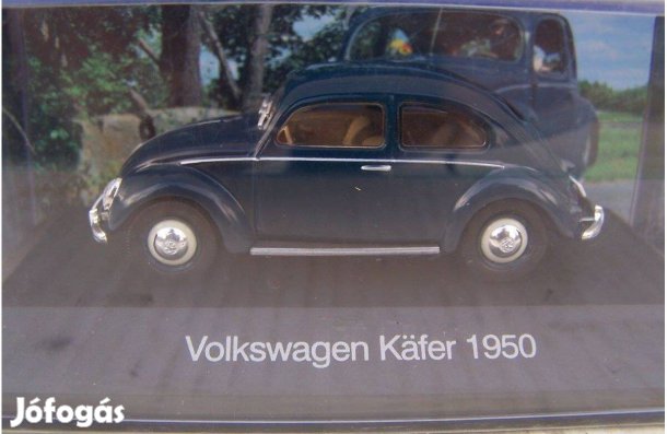 Vadonatúj!! 1:43 méretű makett 1950-es VW Volkswagen bogár autó modell