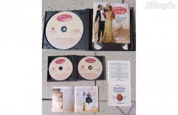 Vadonatúj!!! 3 db-os osztrák operett zene zenei CD gyűjtemény