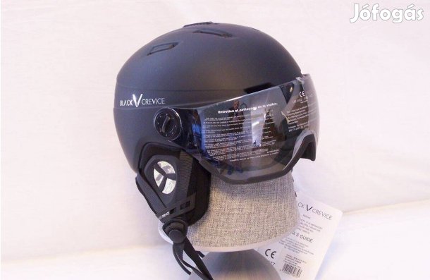 Vadonatúj!!! Féláron!!! 51-54-es Black Crevice sísisak sisak bukósisak