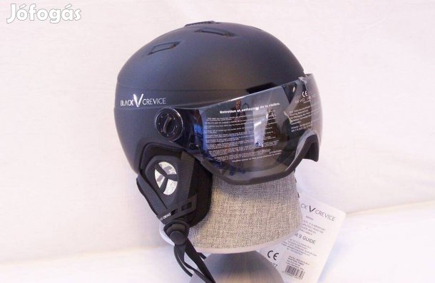 Vadonatúj!!! Féláron!!! 51-54-es Black Crevice sísisak sisak bukósisak