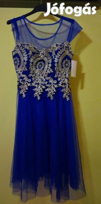 Vadonatúj, kék alkalmi ruha