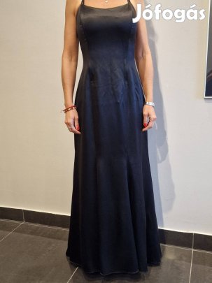 Vadonatúj fekete, elegáns alkalmi ruha 42 méret, prémium minőség