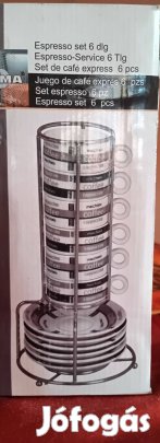 Vadonatúj kávés készlet