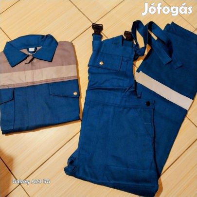 Vadonatúj két részes kopásálló 52-es munkaruha, munkavédelmi ruha