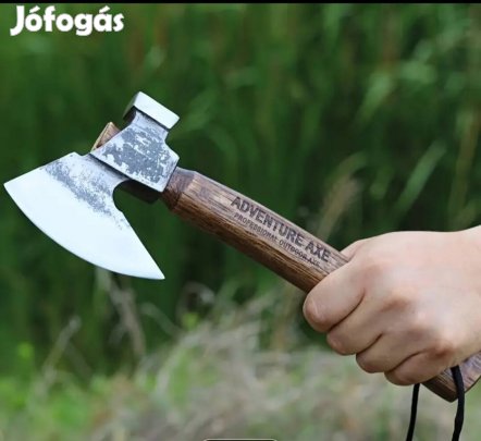 Vadonatúj kis kemping fejsze élvédővel tokkal 