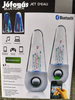 Vadonatúj ledes bluetooth színes vízsugár hangszóró
