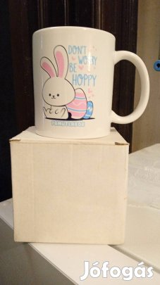 Vadonatúj nyuszis bögre dobozával