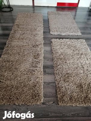 Vadonatúj shaggy szőnyeg szett eladó 