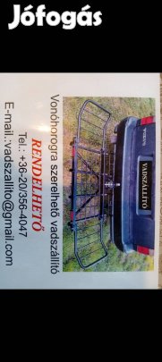 Vadszállító, vonóhorogra szerelhető 