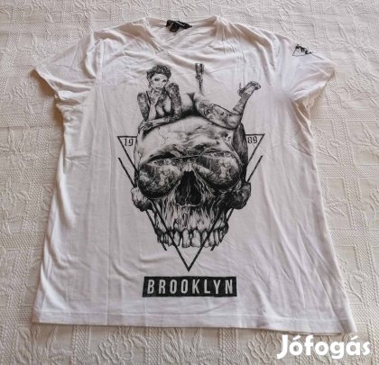 Vagány "Cedar Wood State" Brooklyn Fehér Férfi Póló (XXL)