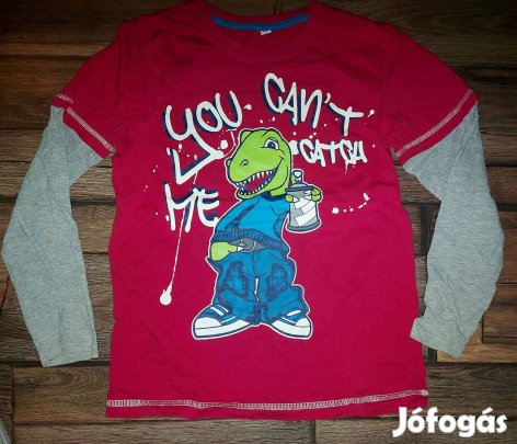 Vagány duplaujjas dinós felső