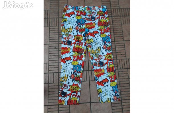 Vagány punk képregény nadrág XXL