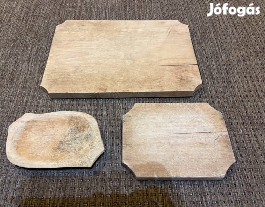 Vágódeszkák fából (3db)