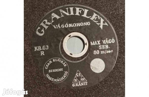 Vágókorong gránit graniflex kb.63R