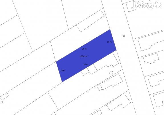 Vágon építési telek eladó