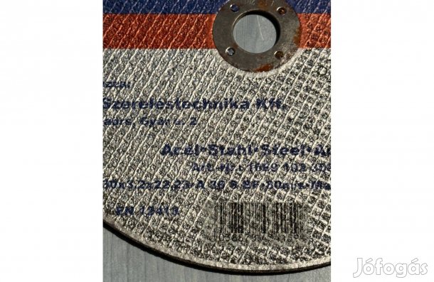Vágótárcsa acélhoz 230 mm 2 dbw-Disc