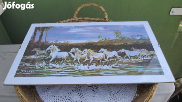 Vágtató lovak -repro kép