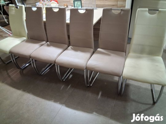 Vajbőr étkezőszékek