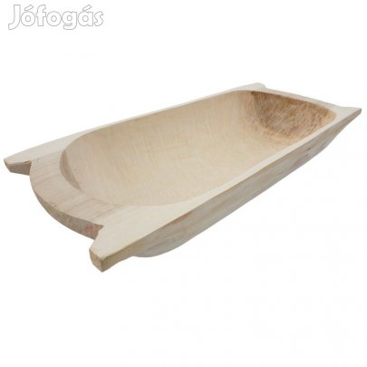 Vájt fateknő 60 x 32 cm-es sózóteknő