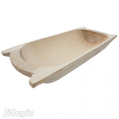 Vájt fateknő 60 x 32 cm-es sózóteknő