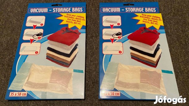 Vákuum ruhatasak, vákuum ruhazsák 35 x 50 cm, új, bontatlan