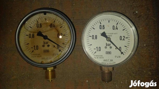 Vákuummérő óra 10mm fél colos