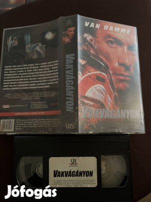 Vakvágányon akció vhs Van Damme