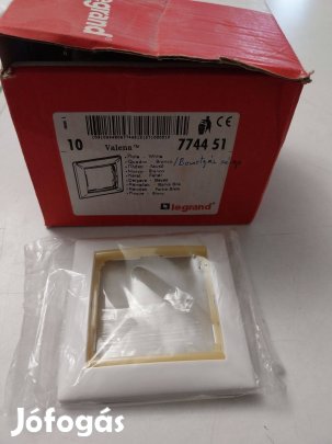 Valena egyes keret Fehér/borostyán sárga Legrand 774481