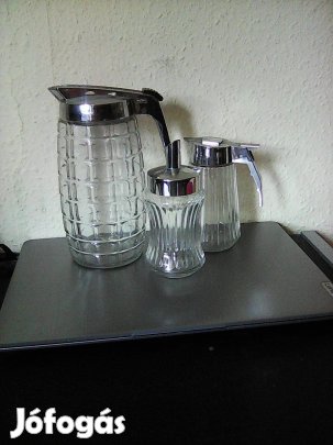 Valira 3 db rozsdamentes fém adagolók