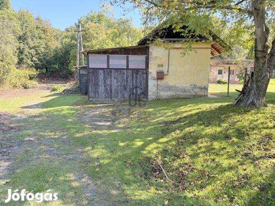 Vállalkozásra alkalmas üzlethelyiség, két nagyméretű garázzsal Bázaker